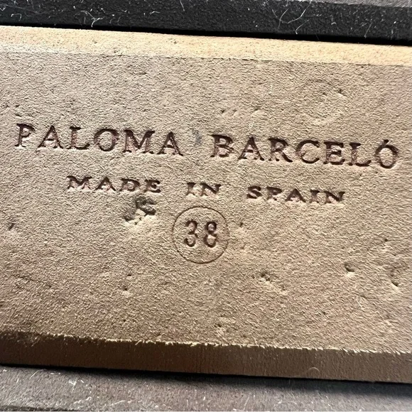 Paloma Barcelo Lynde Tan Suede Jute Espadrille Two Tone Platform Sandal Women 38 - Picture 15 of 16